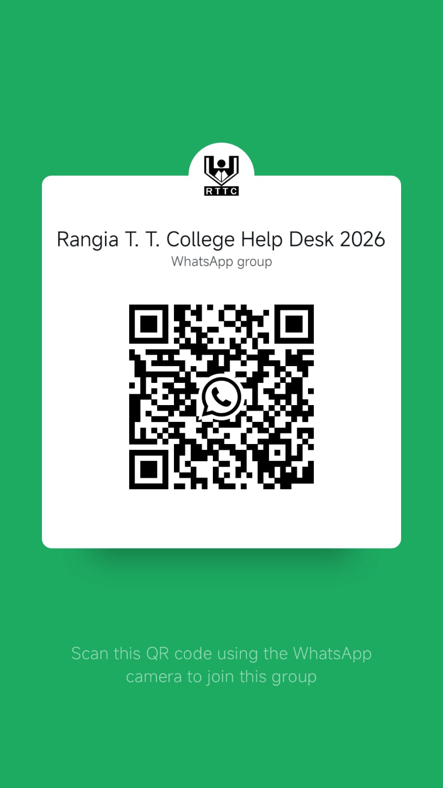 Stay Updated Through WhatsApp Group